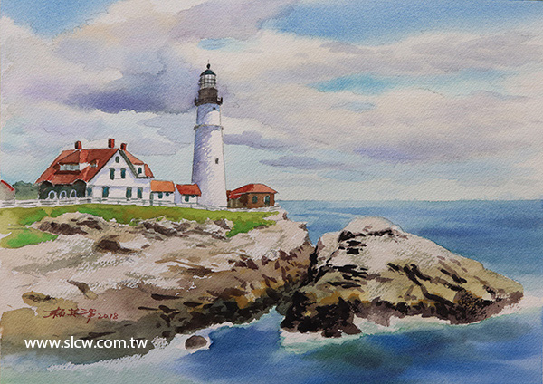 Portland Lead Light_Cape Elizabeth_Maine 波特蘭燈塔